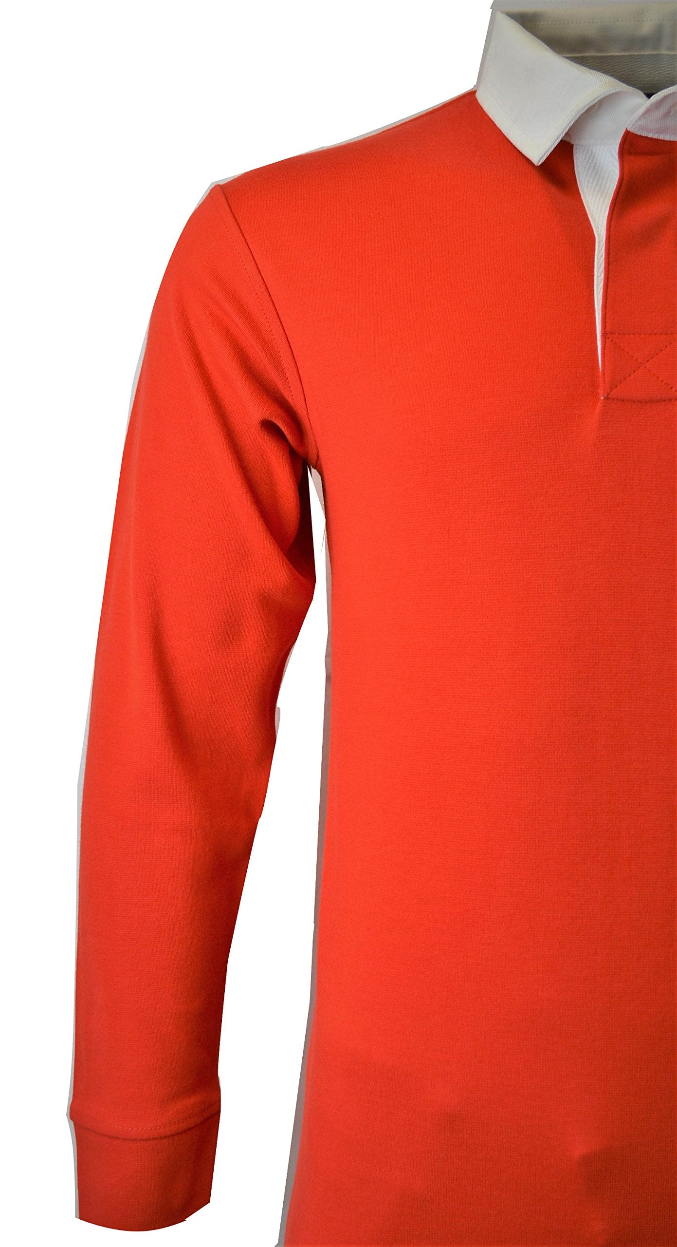 Mens Rugby Long Sleeve Polo Shirts - 280GSM - Cotton/Polyester