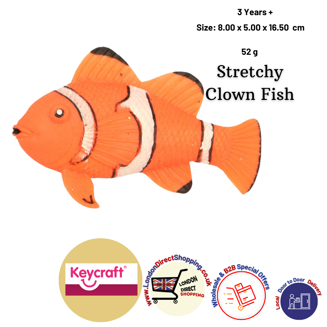 Keycraft Stretchy Beanie Realistic Replicas Sealife Sensory educational Fun Toys