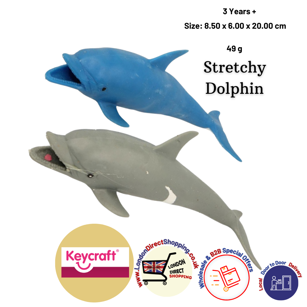 Keycraft Stretchy Beanie Realistic Replicas Sealife Sensory educational Fun Toys