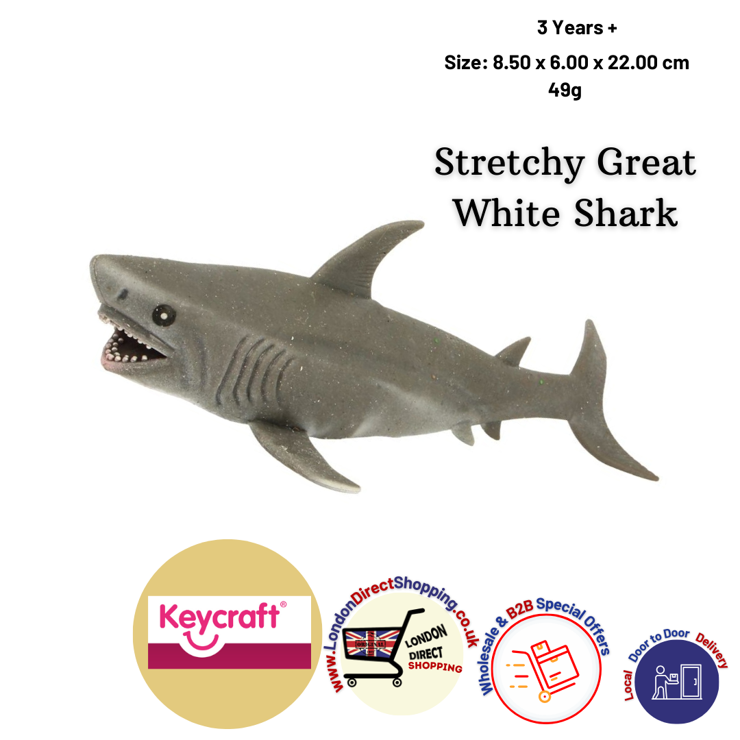 Keycraft Stretchy Beanie Realistic Replicas Sealife Sensory educational Fun Toys