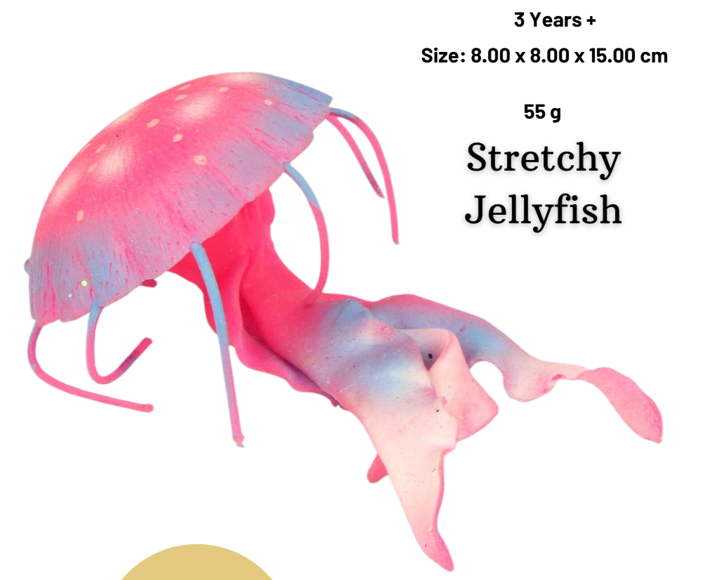 Keycraft Stretchy Beanie Realistic Replicas Sealife Sensory educational Fun Toys