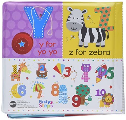 Baby Waterproof Bath Time Book Educational Learning Sea Theme 6months+ - London Direct Limited UK