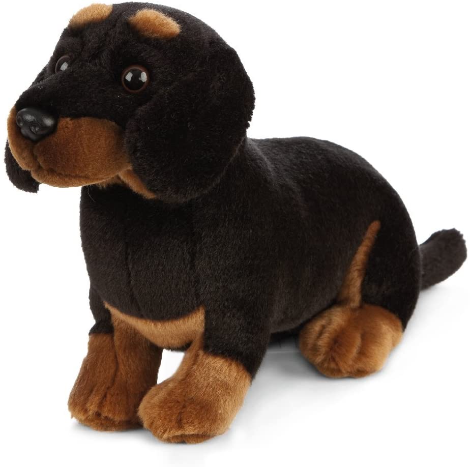 Living Nature AN462 Pets Dachshund Plush Toy, 20cm Dog - London Direct Limited UK