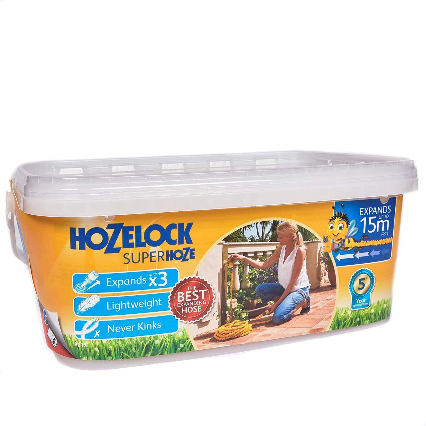 Hozelock Superhoze Hosepipe, Yellow & Grey - London Direct Limited UK