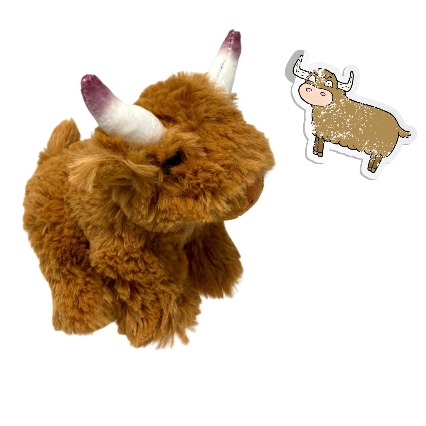 Highland Cow Soft Toys its a Baby Calf