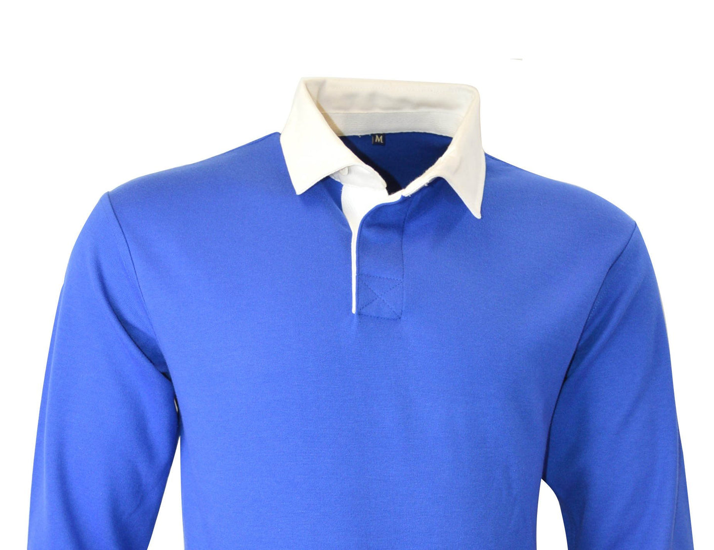 Mens Rugby Long Sleeve Polo Shirts - 280GSM - Cotton/Polyester