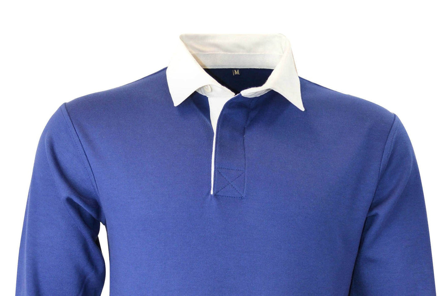 Mens Rugby Long Sleeve Polo Shirts - 280GSM - Cotton/Polyester