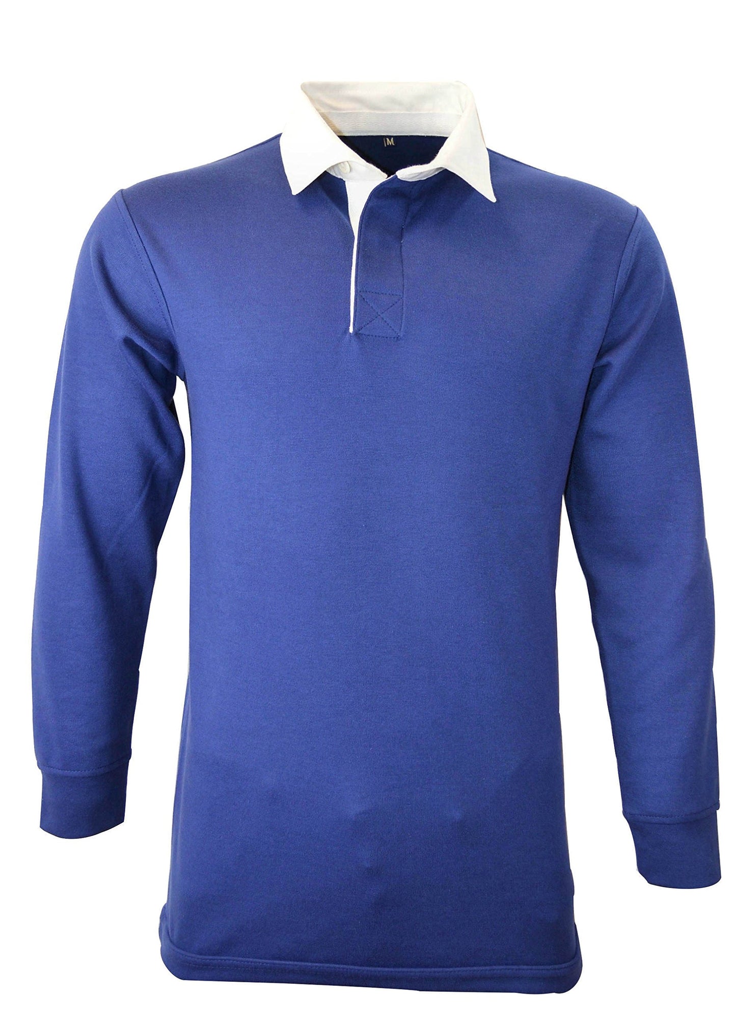 Mens Rugby Long Sleeve Polo Shirts - 280GSM - Cotton/Polyester