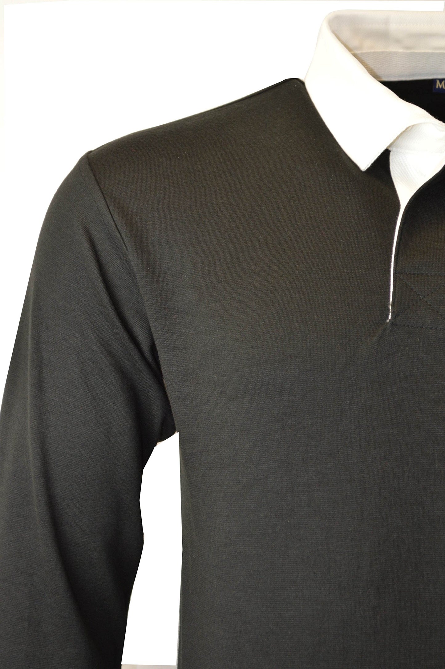 Mens Rugby Long Sleeve Polo Shirts - 280GSM - Cotton/Polyester