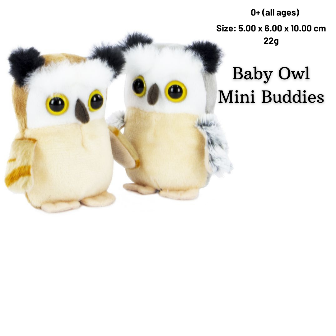 Living Nature Mini Buddies Full Range Soft Plush Toys | 9cm | Age 0+