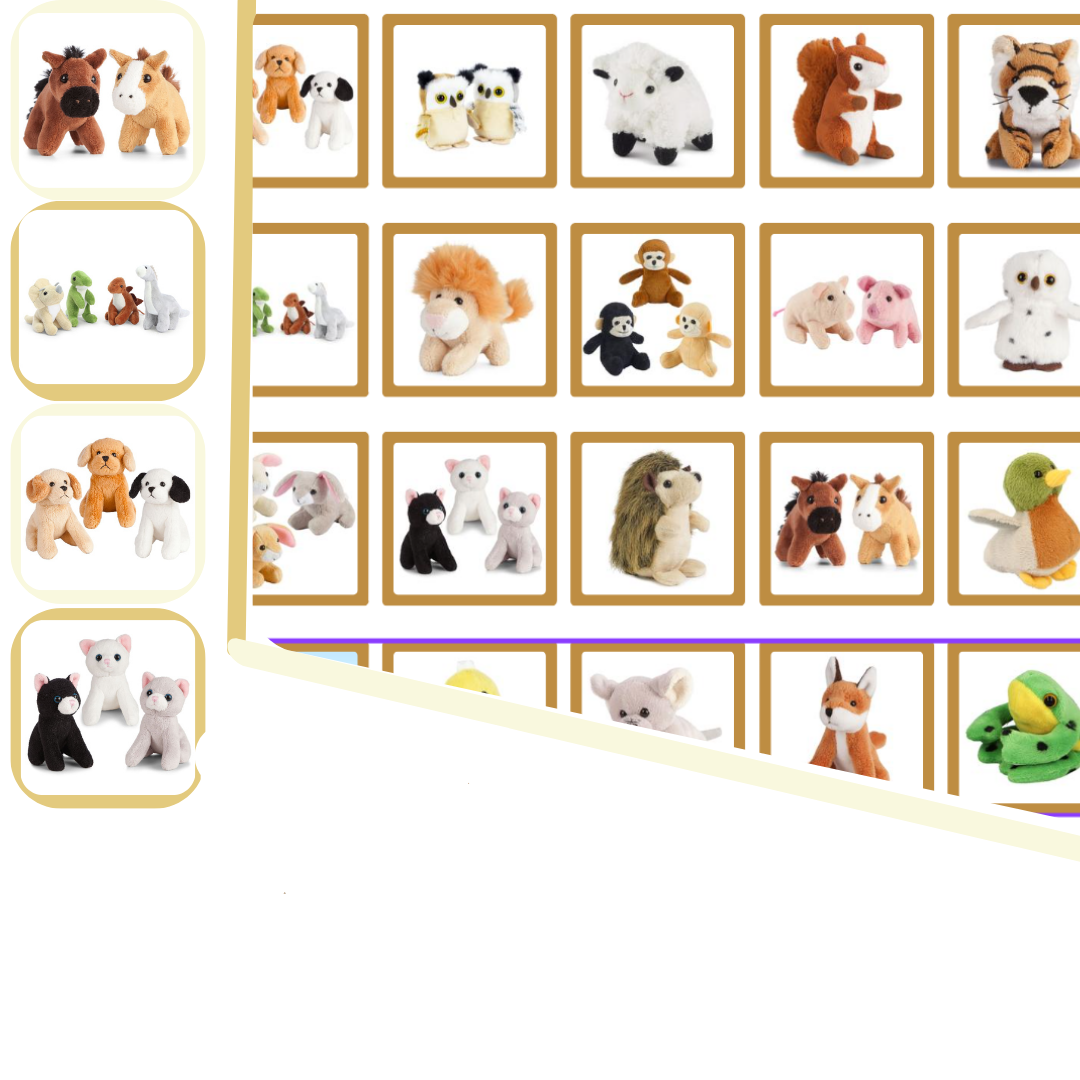 Living Nature Mini Buddies Full Range Soft Plush Toys | 9cm | Age 0+