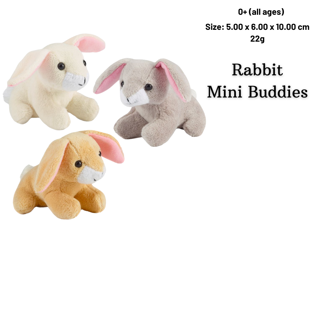 Living Nature Mini Buddies Full Range Soft Plush Toys | 9cm | Age 0+