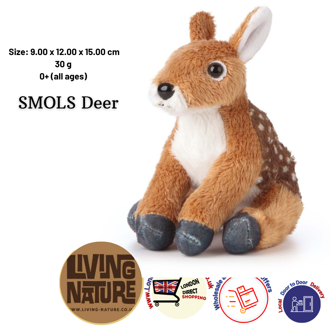 Living Nature SMOL | Soft Toy Gift For Kids | Naturli Eco-Friendly Plush| Various (15cm)