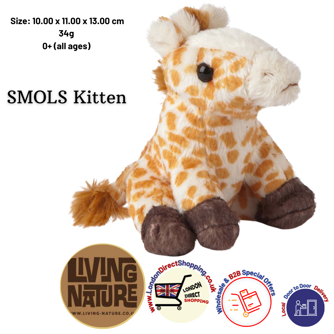 Living Nature SMOL | Soft Toy Gift For Kids | Naturli Eco-Friendly Plush| Various (15cm)