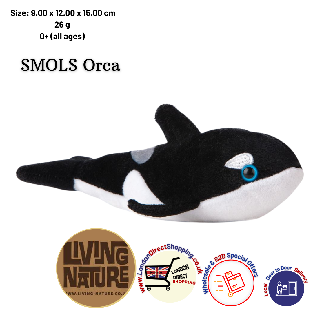 Living Nature SMOL | Soft Toy Gift For Kids | Naturli Eco-Friendly Plush| Various (15cm)