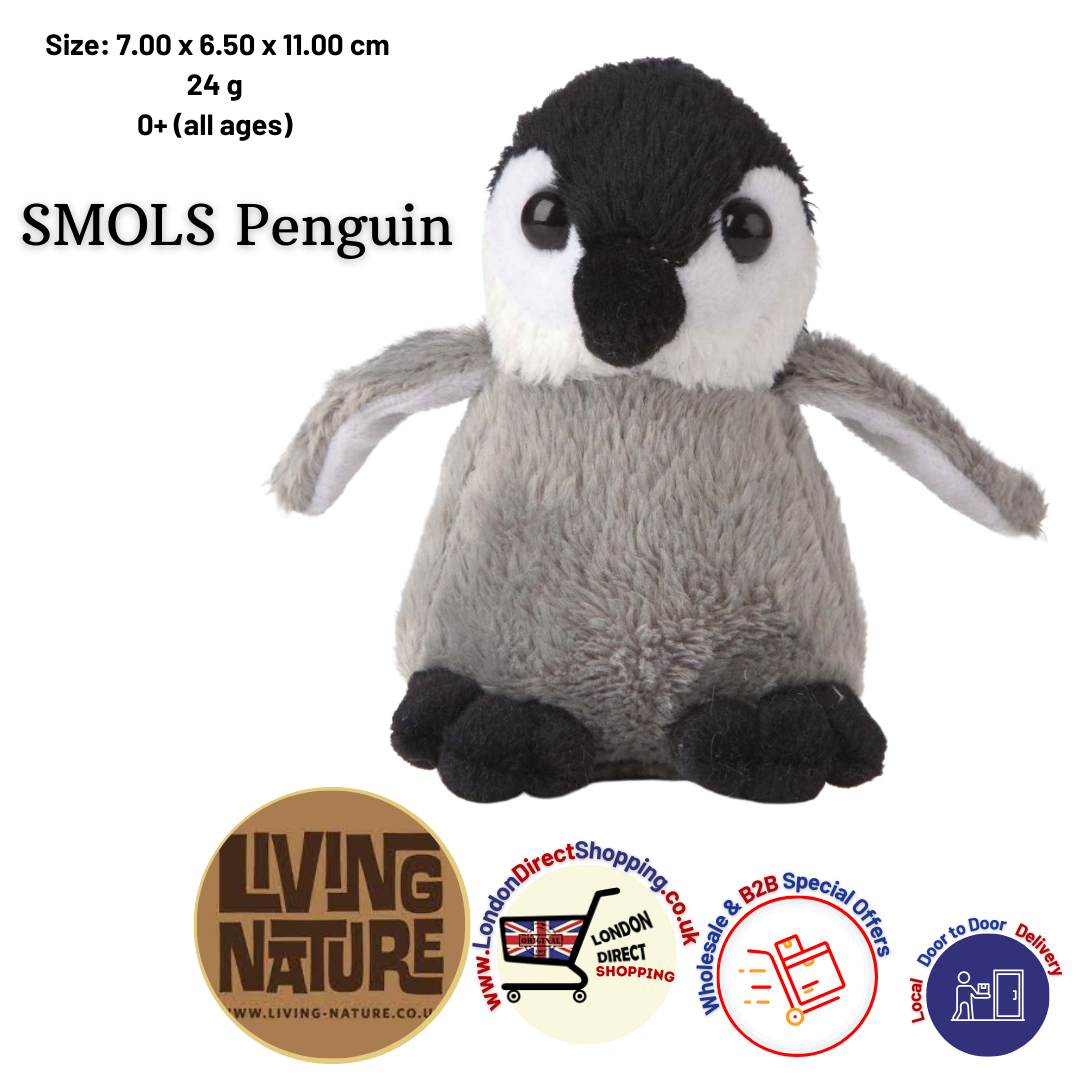 Living Nature SMOL | Soft Toy Gift For Kids | Naturli Eco-Friendly Plush| Various (15cm)