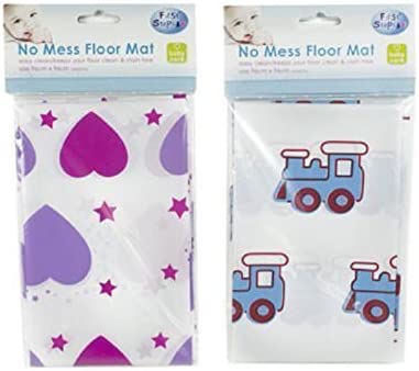 No Mess Floor Mat Baby High Chair Feeding Cover First Steps