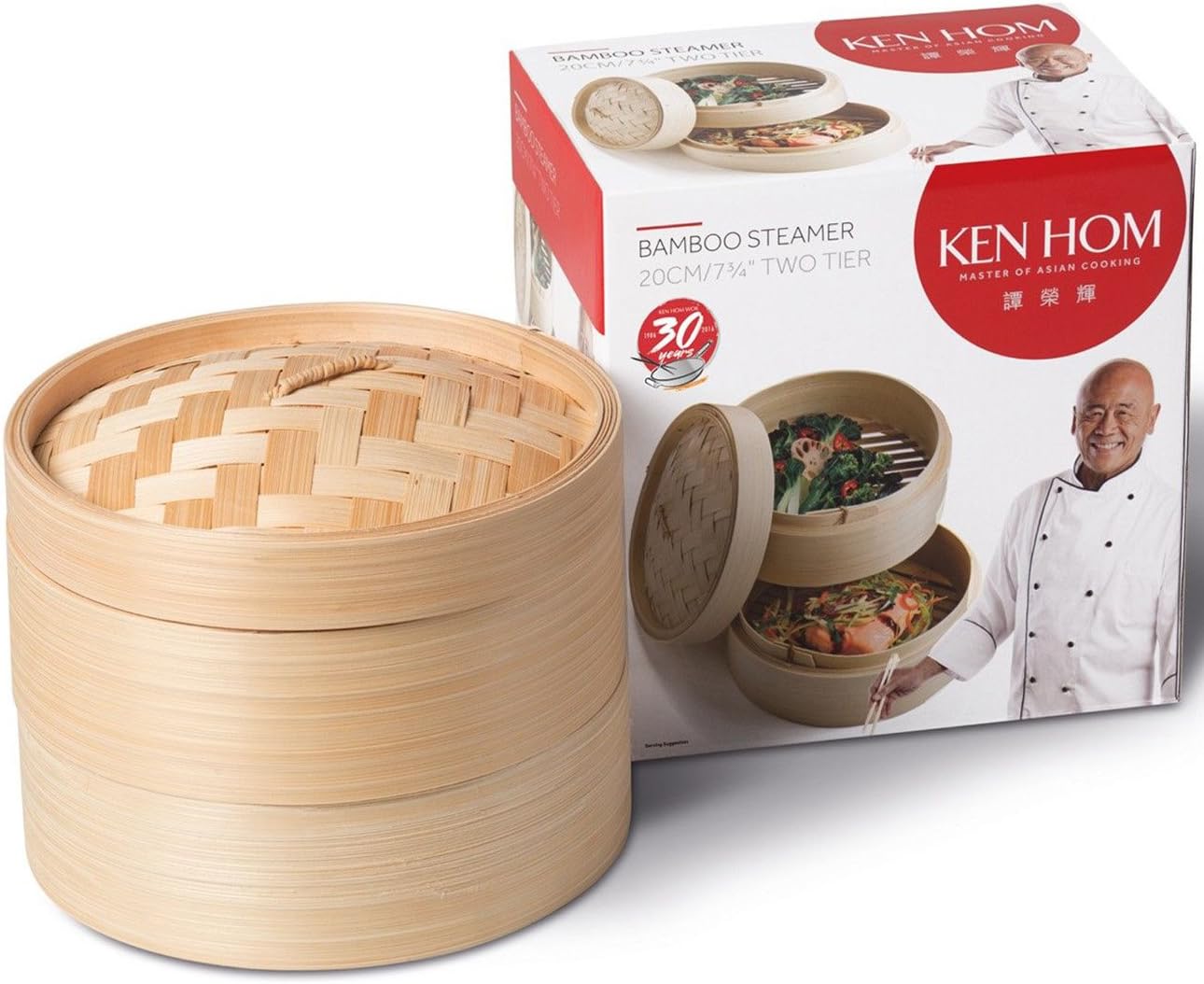 Ken Hom Everyday 20cm Bamboo Steamer