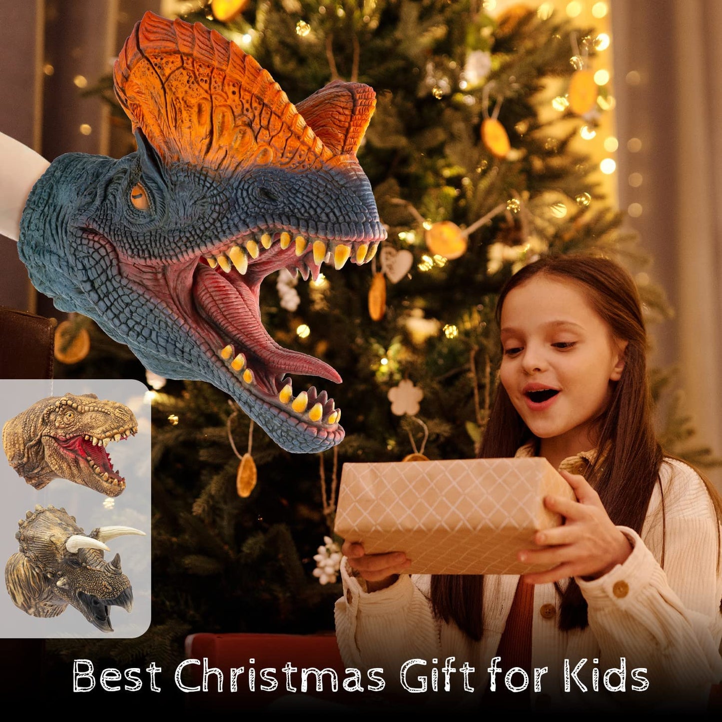 Keycraft Party Dinosaur Woodland Jungle Hand Puppets Dino Toys Latex