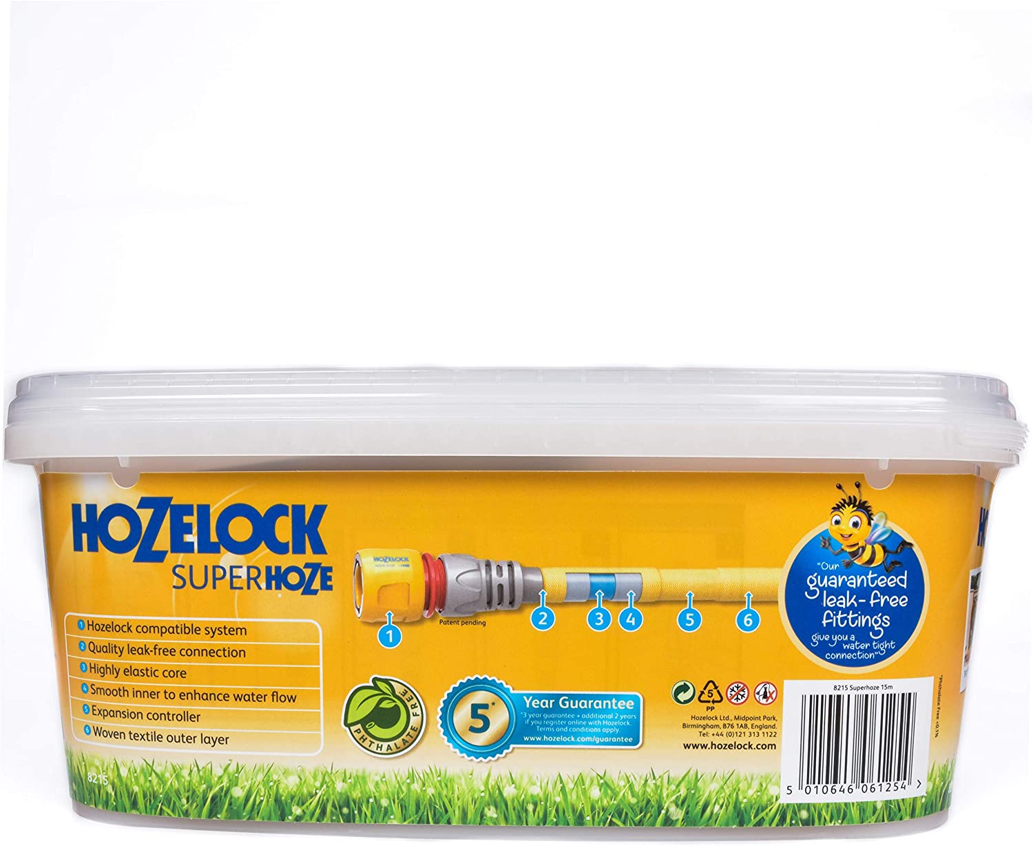 Hozelock Superhoze Hosepipe, Yellow & Grey - London Direct Limited UK