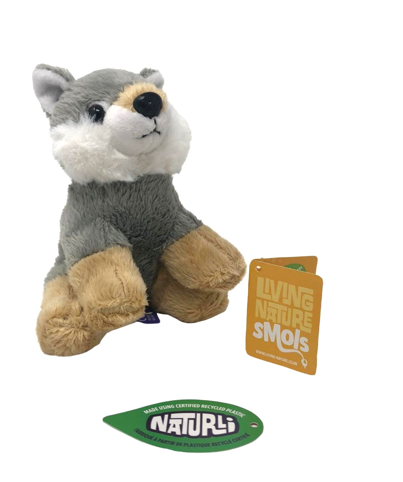 Living Nature SMOLS Turtle Plush Toy | Soft Toy Gift For Kids | Naturli Eco-Friendly Plush |15cm